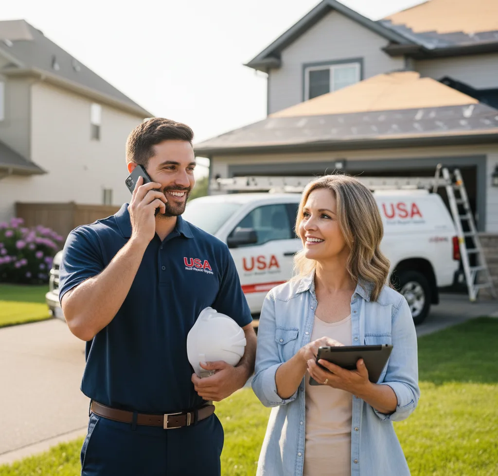 USA Roof Repair Experts customer support in Westlake